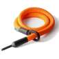 tex-lock mate Linka do zamka ramowego - 120cm - acid orange