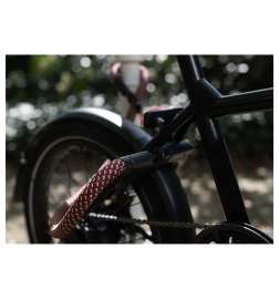tex-lock mate Lock Insertion Cable for Frame Lock - 120cm - chateau red