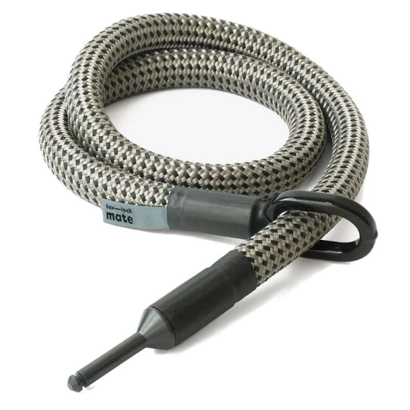 tex-lock mate Lock Insertion Cable for Frame Lock - 120cm - electric grey