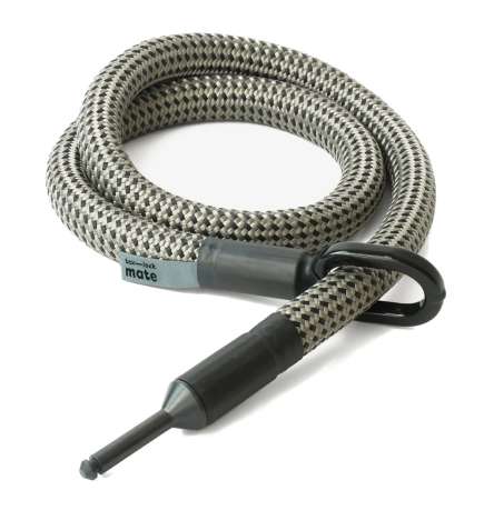tex-lock Cavo di Inserimento per Blocco Telaio - mate Lock incl. Pocket - 120 cm - electric grey