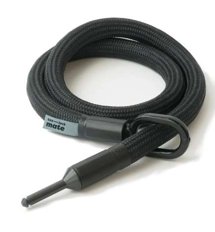tex-lock Cavo di Inserimento per Blocco Telaio - mate Lock incl. Pocket - 120 cm - onyx black