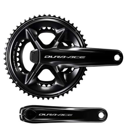 Shimano Dura Ace FC-R9200-P Leistungsmesser-Kurbelgarnitur - 2x12-fach - schwarz